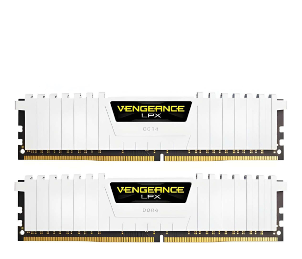CORSAIR Pamięć DDR4 Vengeance LPX 16GB/3200(2*8GB) CL16 biała CMK16GX4M2E3200C16W - 1207935 - zdjęcie